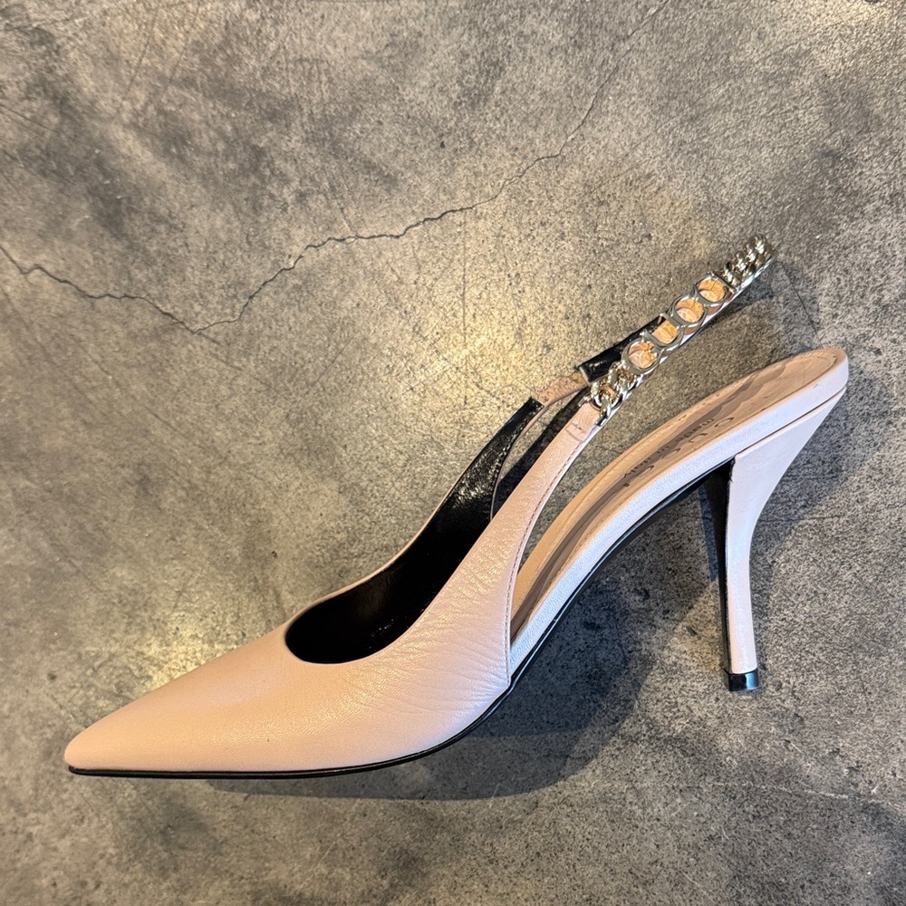 Gucci Nude Slingback Heels